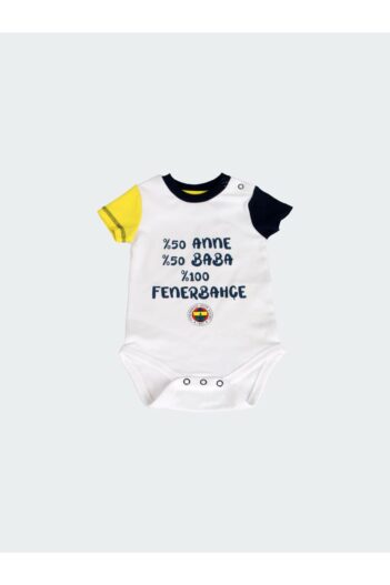 بادی نوزاد زیردکمه دار پسرانه – دخترانه فنرباغچه Fenerbahçe با کد BE220CDY07