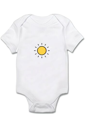 بادی نوزاد زیردکمه دار پسرانه – دخترانه  GREY با کد güneşlizıbın1