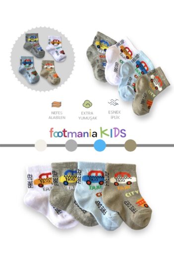 جوراب نوزاد پسرانه – دخترانه  footmania با کد footma45378