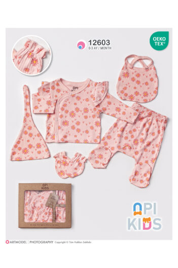 لباس خروجی بیمارستان نوزاد دخترانه  OPI KIDS با کد ppa19032022
