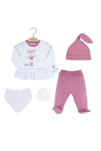 لباس خروجی بیمارستان نوزاد دخترانه  DIDuStore با کد 42064