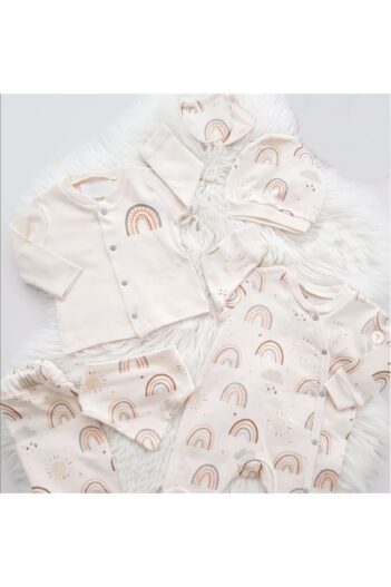 لباس خروجی بیمارستان نوزاد دخترانه  limebabies با کد kalpli7li0707