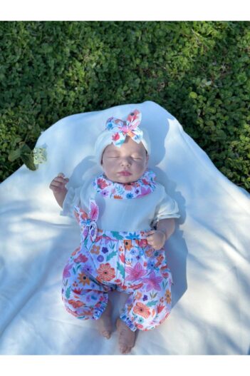 لباس خروجی بیمارستان نوزاد دخترانه مامان میل بیبی Mama Miel Baby با کد MMBRENAGRENKYAZLIK270103
