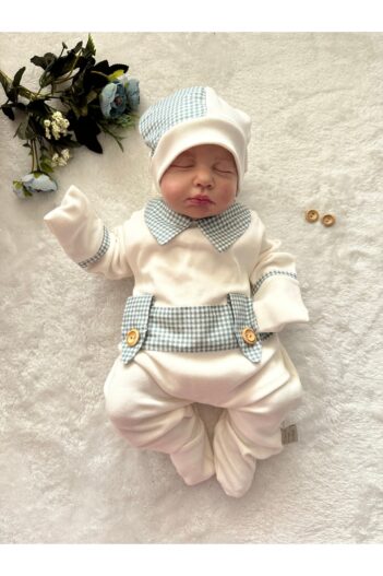 لباس خروجی بیمارستان نوزاد پسرانه مامان میل بیبی Mama Miel Baby با کد MMBEKSKHV270103