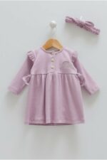 لباس نوزاد دخترانه بچه های لاما Caramell با کد LK2023yaz14