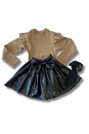 لباس نوزاد دخترانه  özge başaran با کد Mnk Prnss Kleksiynu Sütlü kahverengi