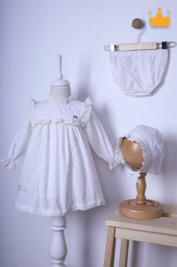 لباس نوزاد دخترانه بیبی هولا Babydola با کد 13509
