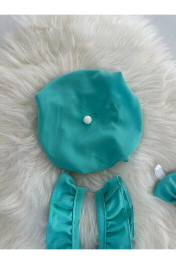 ست نوزادی دخترانه مد لینا Moda Lina با کد Açık Yeşil Renk Şapka Bandana Set