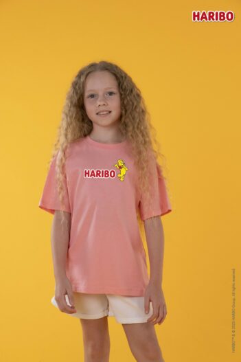 تیشرت دخترانه هاریبو Haribo با کد HRBTXT107-190C