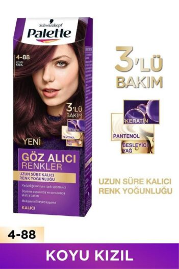 رنگ مو زنانه – مردانه روی پالت 4-88 Koyu Kızıl با کد PLTGZALCBY