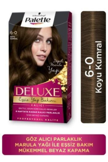 رنگ مو زنانه روی پالت 6-0 Koyu Kumral با کد PLTDLXBY