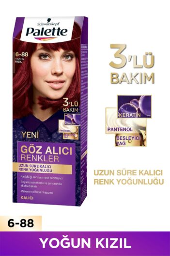 رنگ مو زنانه – مردانه روی پالت 6-88 Yoğun Kızıl با کد PLTGZALCBY