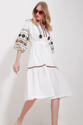 لباس زنانه آلکاتی استایل Trend Alaçatı Stili با کد ALC-X11571