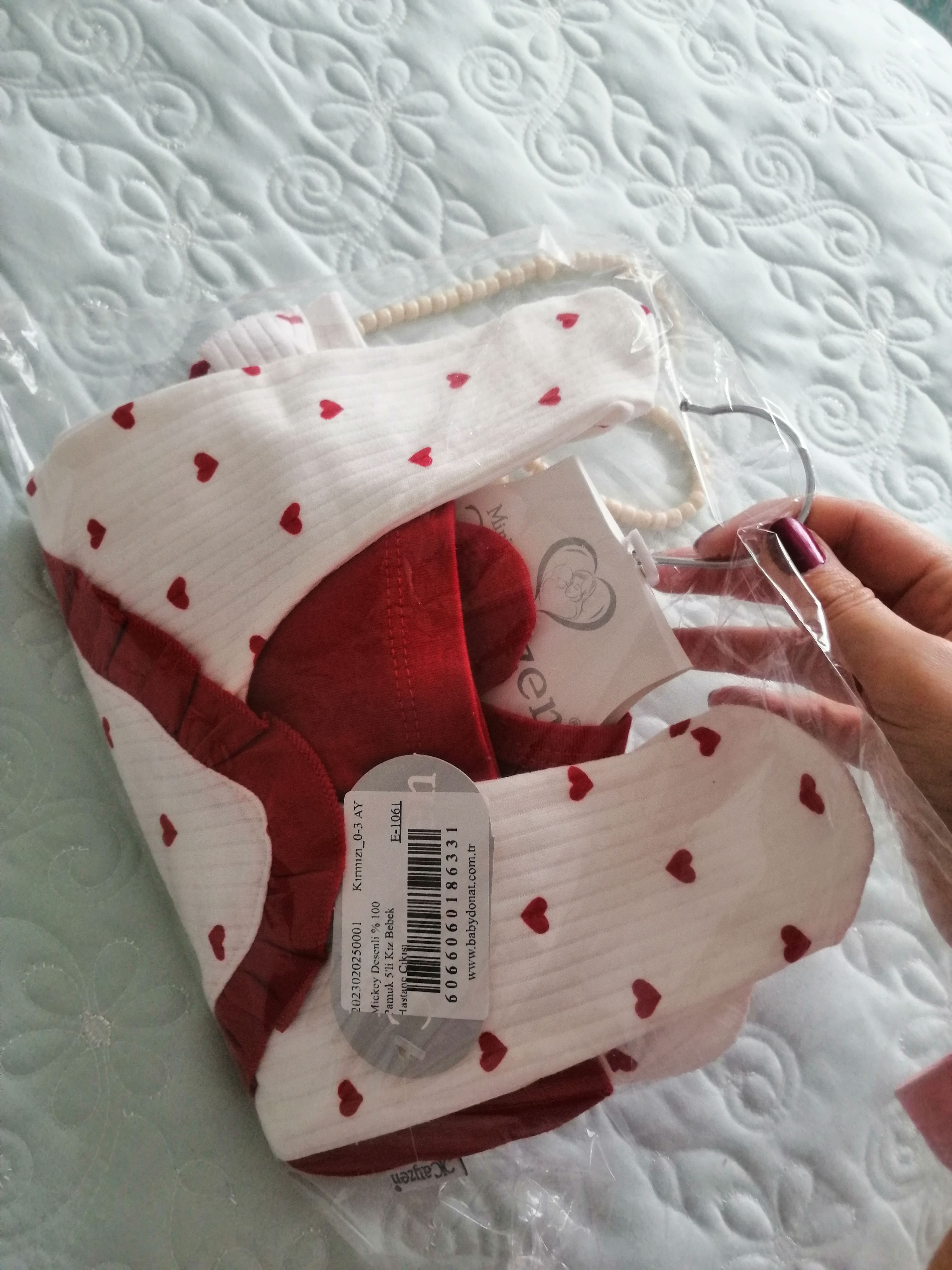 لباس خروجی بیمارستان نوزاد دخترانه  اورجینال P615S2190 photo review